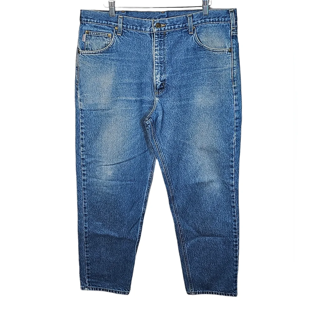 Carhartt Jeans: Men's 101512 406 Made‎ USA Made Relaxed Fit Cotton Denim 40 X 32